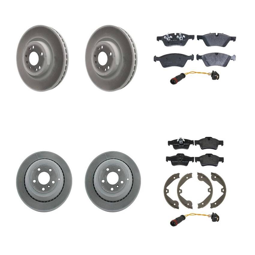 Mercedes Disc Brake Pad and Rotor Kit - Front and Rear (330mm/330mm) 164420222064